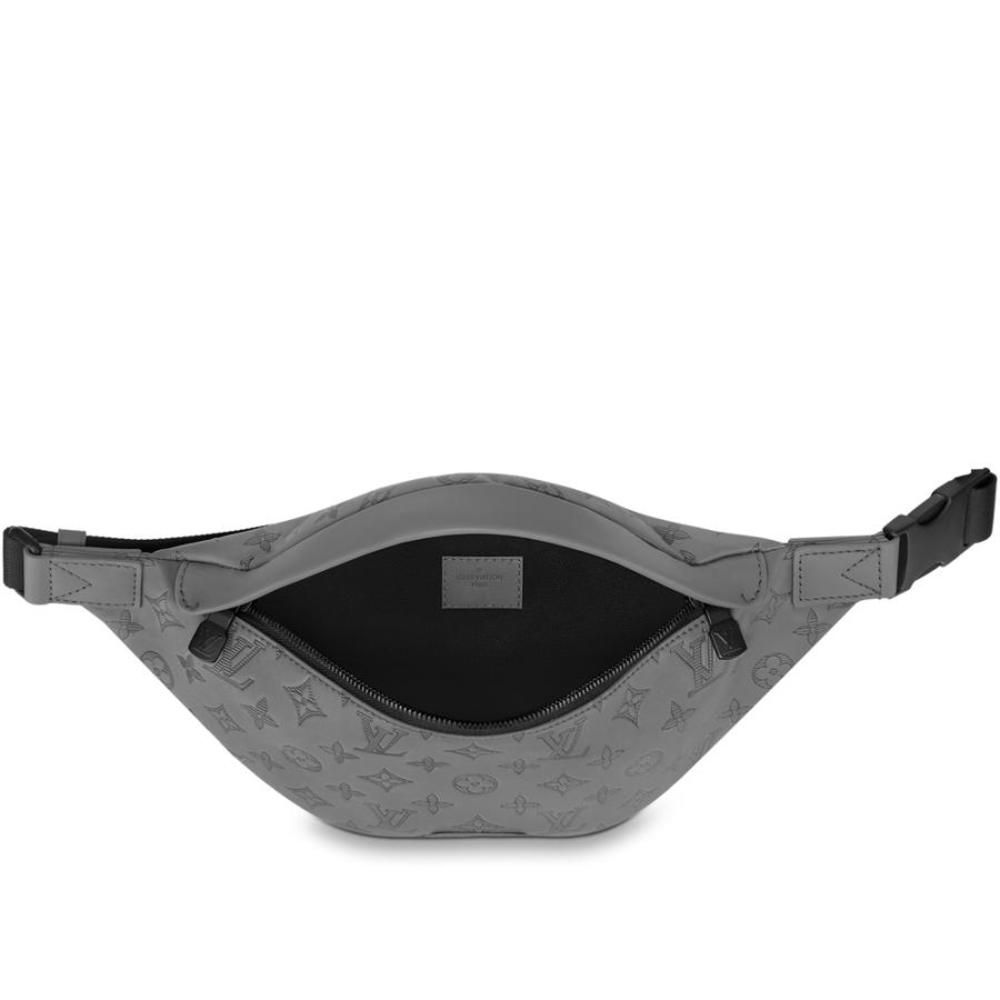 Louis Vuitton Bum Bag Waist Bag Body Bag Grey Monogram Shadow Leather - Picture 4 of 7